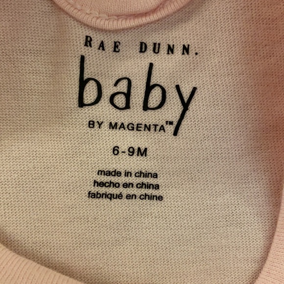 Rae Dunn SWEETEST BABY EVER Rompers Size 6-9 Month - Picture 6 of 7